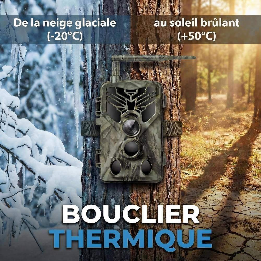 Caméra de Chasse 4G+ 4K avec Écran